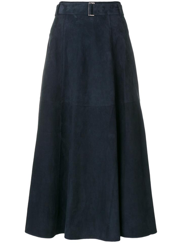's Max Mara Panelled Maxi Skirt - Blue