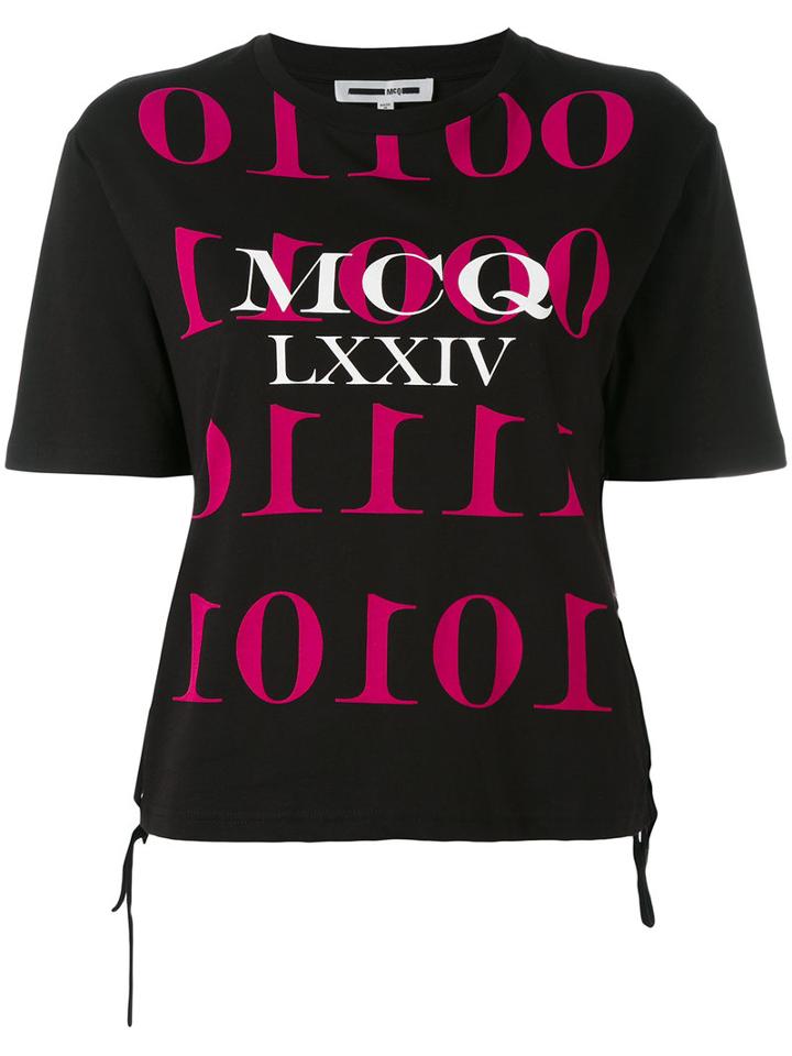 Mcq Alexander Mcqueen - Logo Printed T-shirt - Women - Cotton - L, Black, Cotton