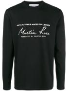 Martine Rose Logo Sweatshirt - Black