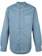 Officine Generale Chest Pocket Shirt, Men's, Size: Xl, Blue, Cotton