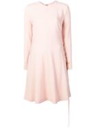 Stella Mccartney Fitted Flared Dress - Pink