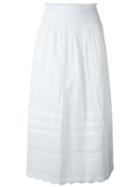 Red Valentino 'jupe' Skirt, Size: 44, White, Cotton/polyester