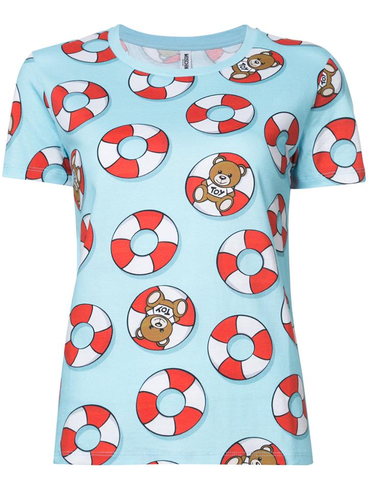 Moschino Teddy Inner Tube T-shirt - Blue