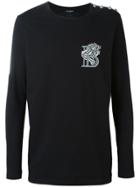 Balmain Lion Emblem T-shirt - Black