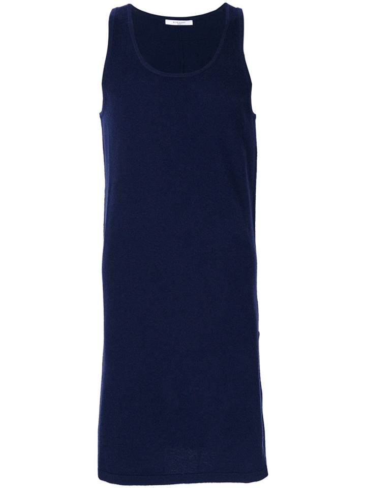 Givenchy Oversized Tank Top - Blue