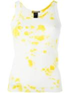 Suzusan Tie-dye Print Top, Women's, Size: Medium, White, Cotton/modal