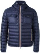 Moncler Douret Padded Jacket, Men's, Size: 4, Blue, Feather Down/polyamide