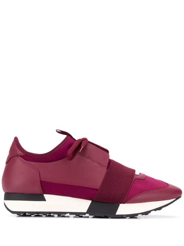 Balenciaga Race Runner Sneakers - Red