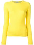 Carven Fina Jumper, Women's, Size: Small, Yellow/orange, Wool