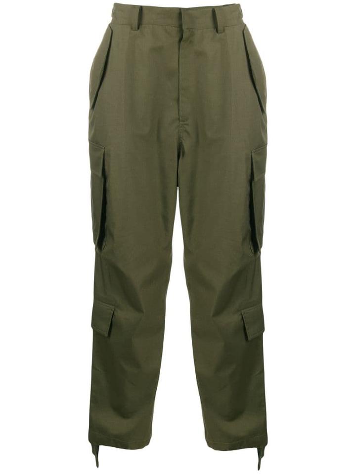 Juun.j Multiple Pocket Cargo Trousers - Green
