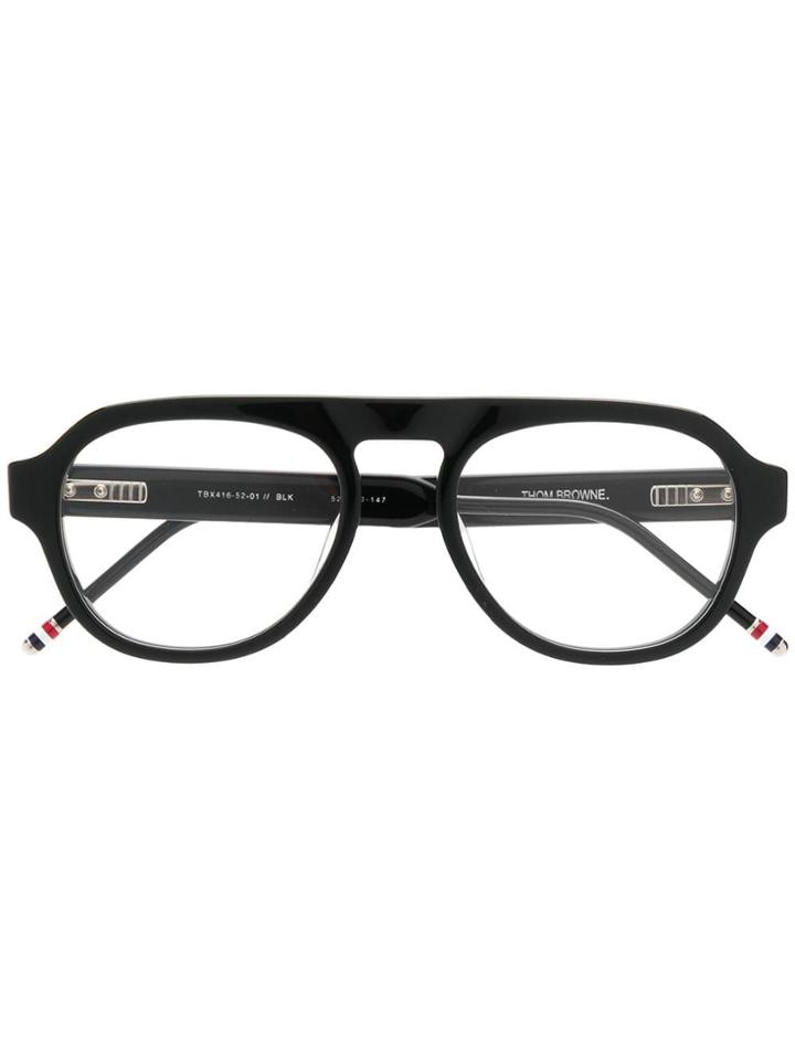 Thom Browne Eyewear Black Glasses