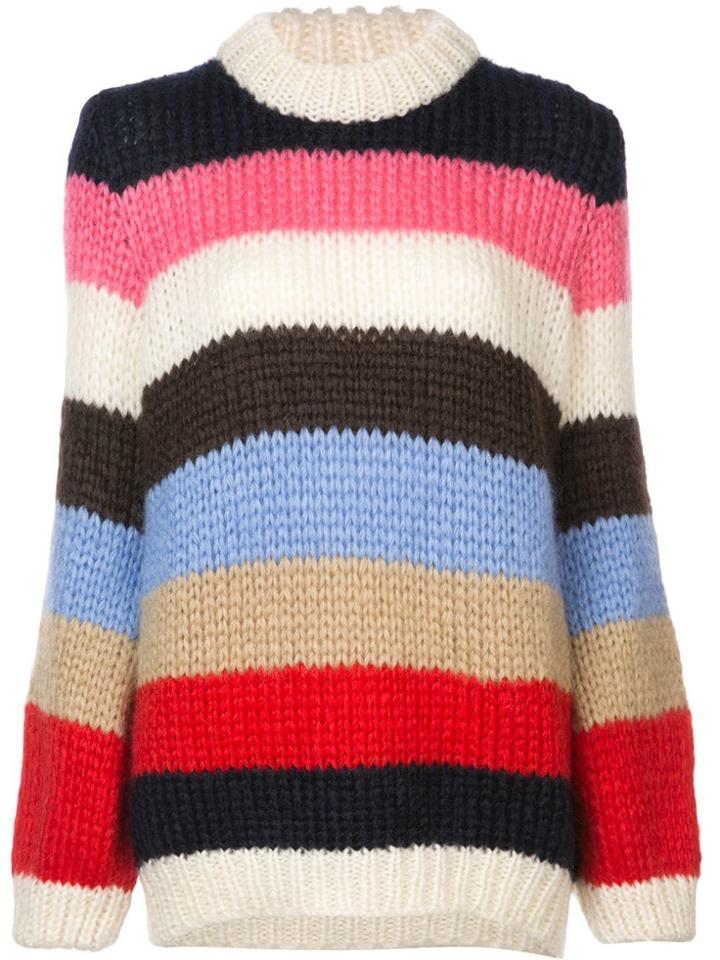 Ganni Striped Jumper - Multicolour
