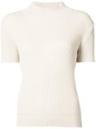 A.p.c. Ribbed Turtleneck Sweater - White