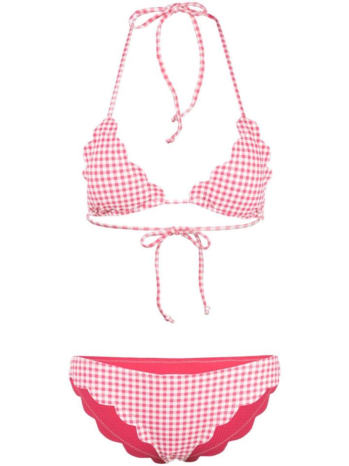 Marysia Check Bikini - Pink