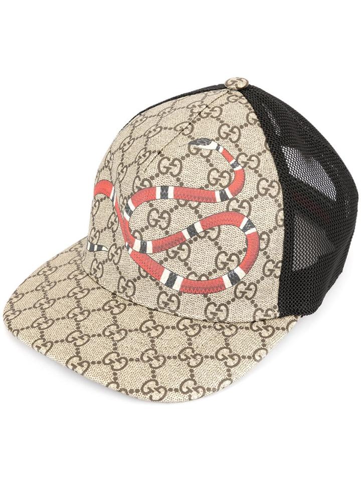 Gucci Kingsnake Gg Supreme Cap - Multicolour