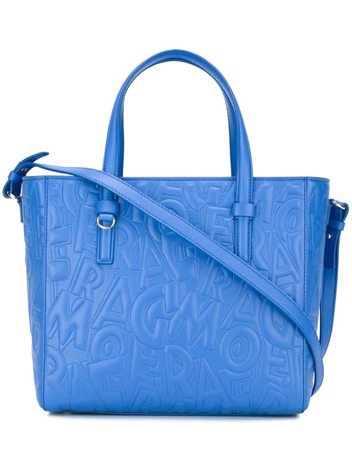 Salvatore Ferragamo 'bonnie' Tote, Women's, Blue