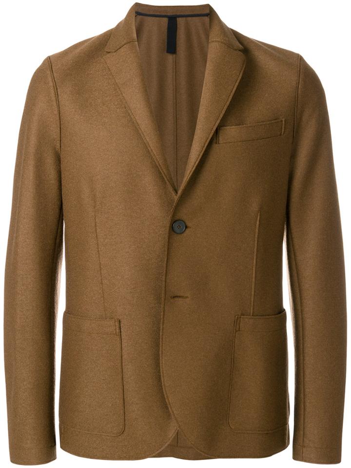 Harris Wharf London Tailored Two Buttoned Blazer - Brown