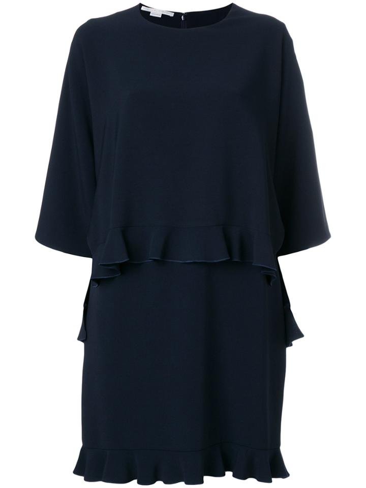Stella Mccartney Ruffle Trim Dress - Blue