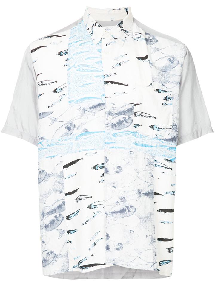 Comme Des Garçons Vintage Fish Print Shirt - Multicolour