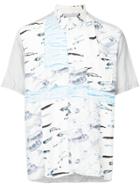 Comme Des Garçons Vintage Fish Print Shirt - Multicolour