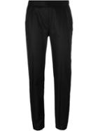 Mm6 Maison Margiela Slim Fit Trousers, Women's, Size: 46, Black, Cotton/cupro/viscose