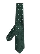 Kiton Patterned Tie - Green