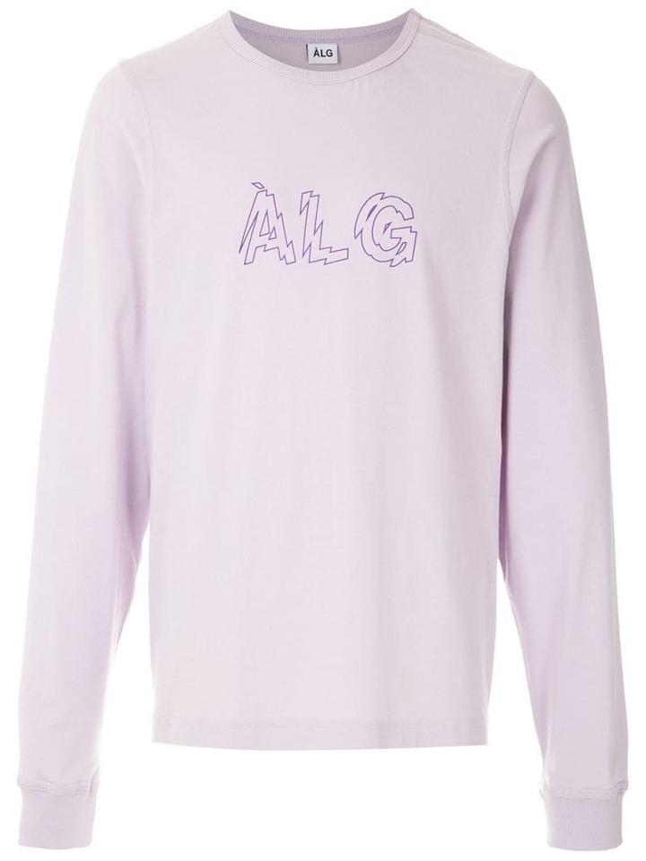 Àlg Contrast Logo T-shirt - Neutrals