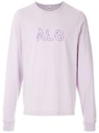 Àlg Contrast Logo T-shirt - Neutrals
