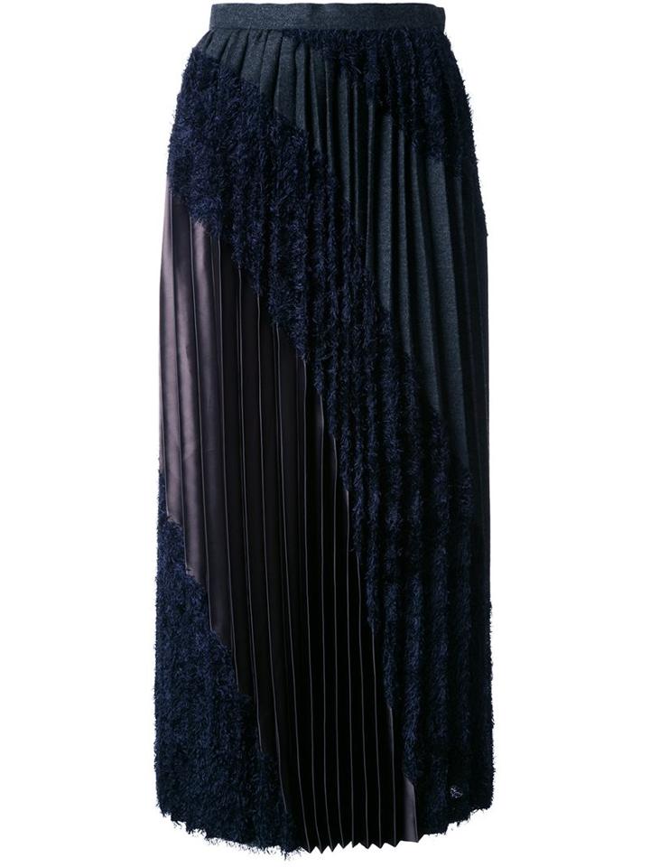 Kolor Textured Pleated Skirt