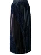 Kolor Textured Pleated Skirt