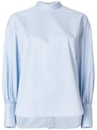 Enföld Round Neck Blouse - Blue
