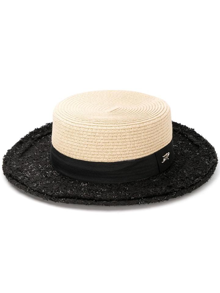 Karl Lagerfeld Logo Plaque Hat - Neutrals