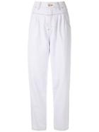Amapô Pleated Jeans - White