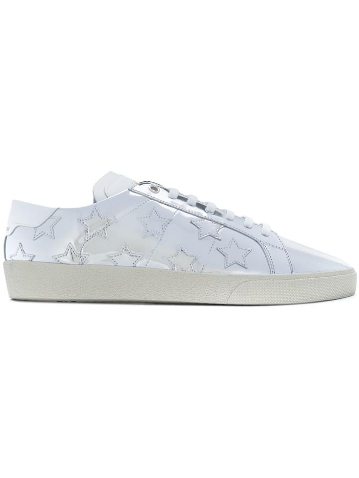 Saint Laurent Classic Court Sl/06 California Sneakers - Metallic