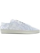 Saint Laurent Classic Court Sl/06 California Sneakers - Metallic
