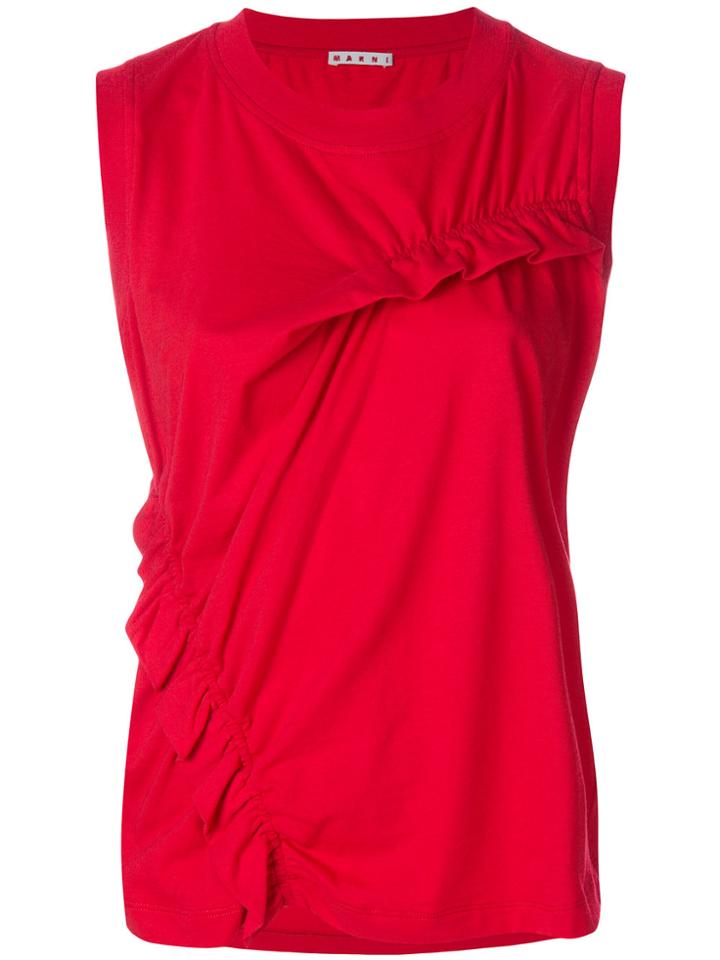 Marni Frill Vest - Red
