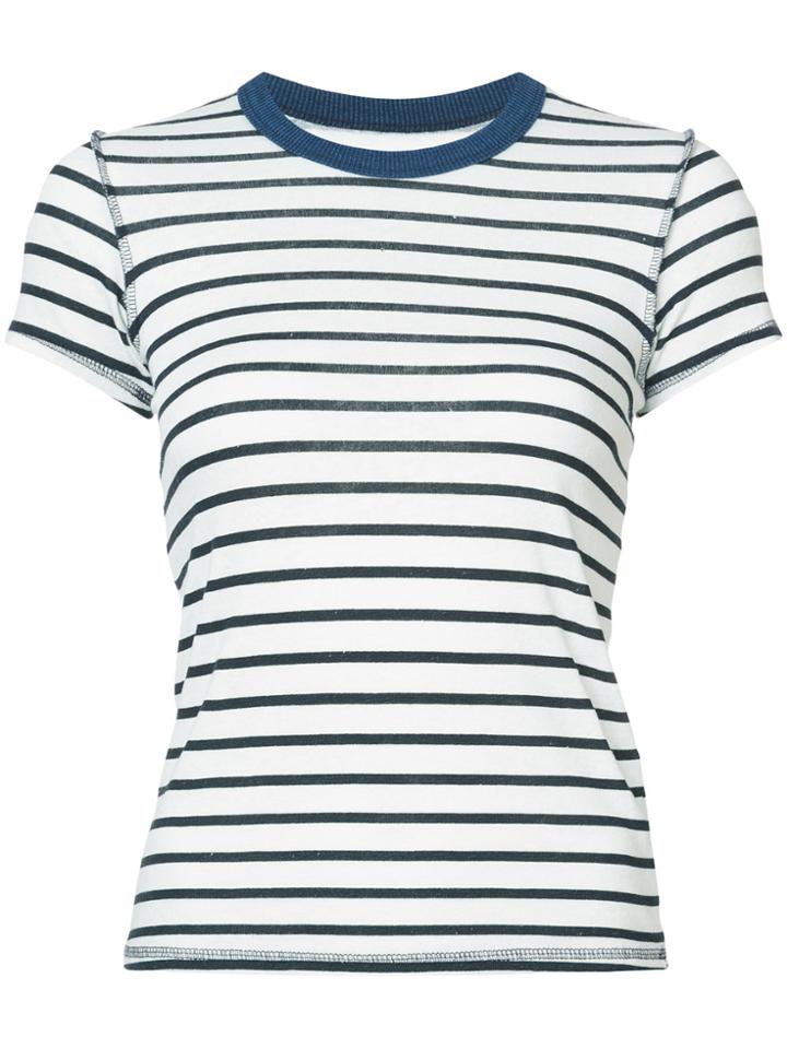 Nsf Striped Ringer Tee - Blue