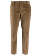 Dsquared2 Plain Cropped Trousers - Brown