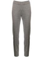 Luisa Cerano Houndstooth Tailored Trousers - Neutrals