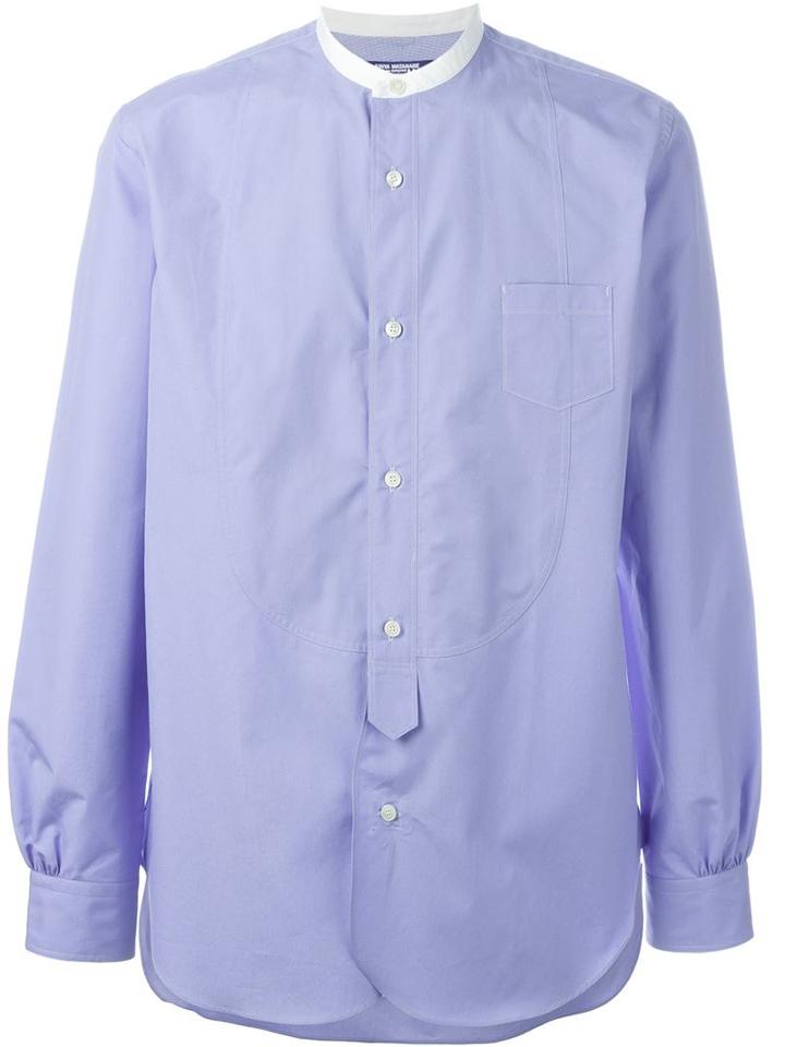 Junya Watanabe Comme Des Garçons Man Collarless Shirt