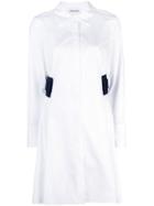 Partow Buckle Detail Shirt Dress - White