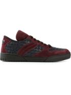 Bottega Veneta Intrecciato Sneakers, Men's, Size: 44, Red, Calf Leather