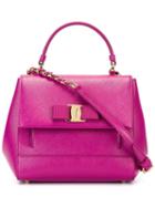 Medium Carrie Tote, Women's, Pink/purple, Leather, Salvatore Ferragamo