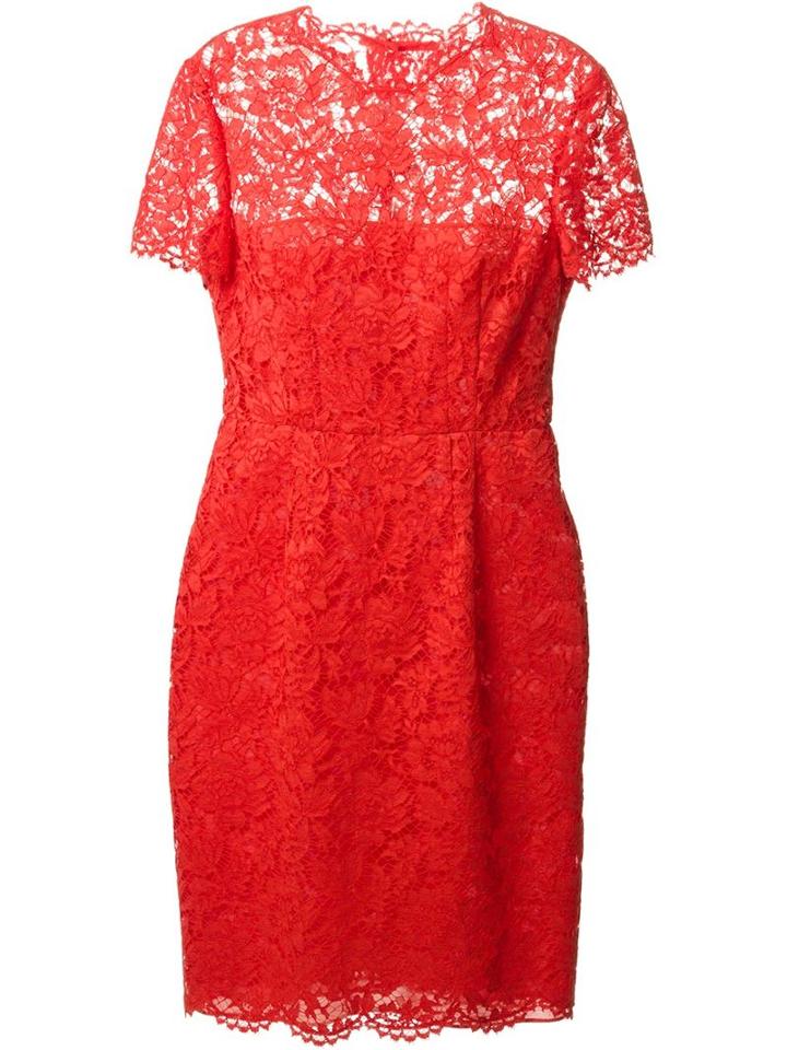 Valentino Lace Sheath Dress