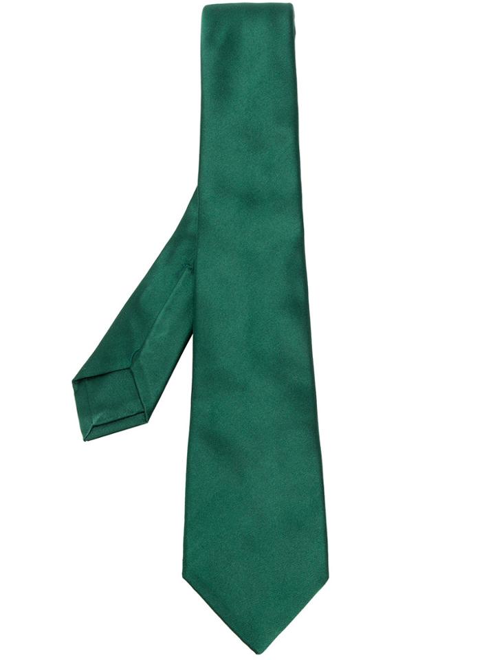 Kiton Classic Tie - Green