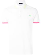Etro - Neon Trim Polo Shirt - Men - Cotton/polyester - L, White, Cotton/polyester