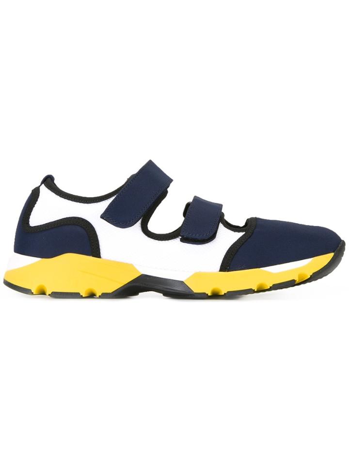 Marni Neoprene Double-strap Sneakers - Blue