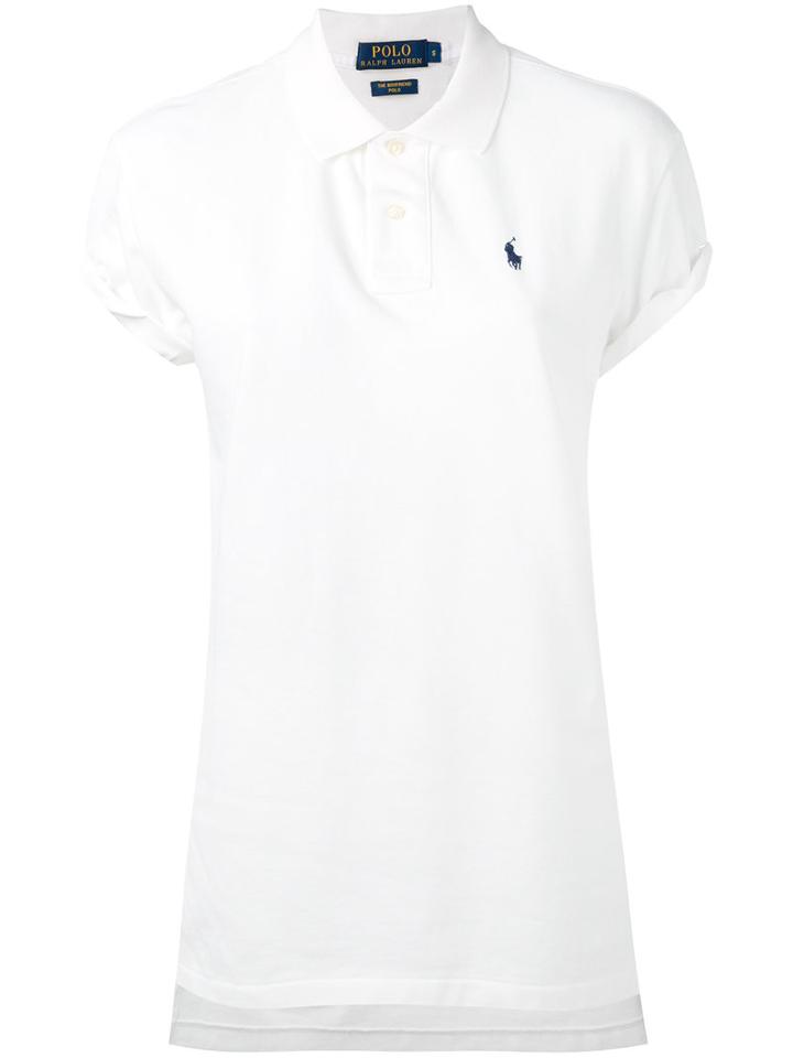 Polo Ralph Lauren - Embroidered Polo Shirt - Women - Cotton - M, White, Cotton