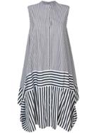 Ports 1961 Striped Flared Dress - Black