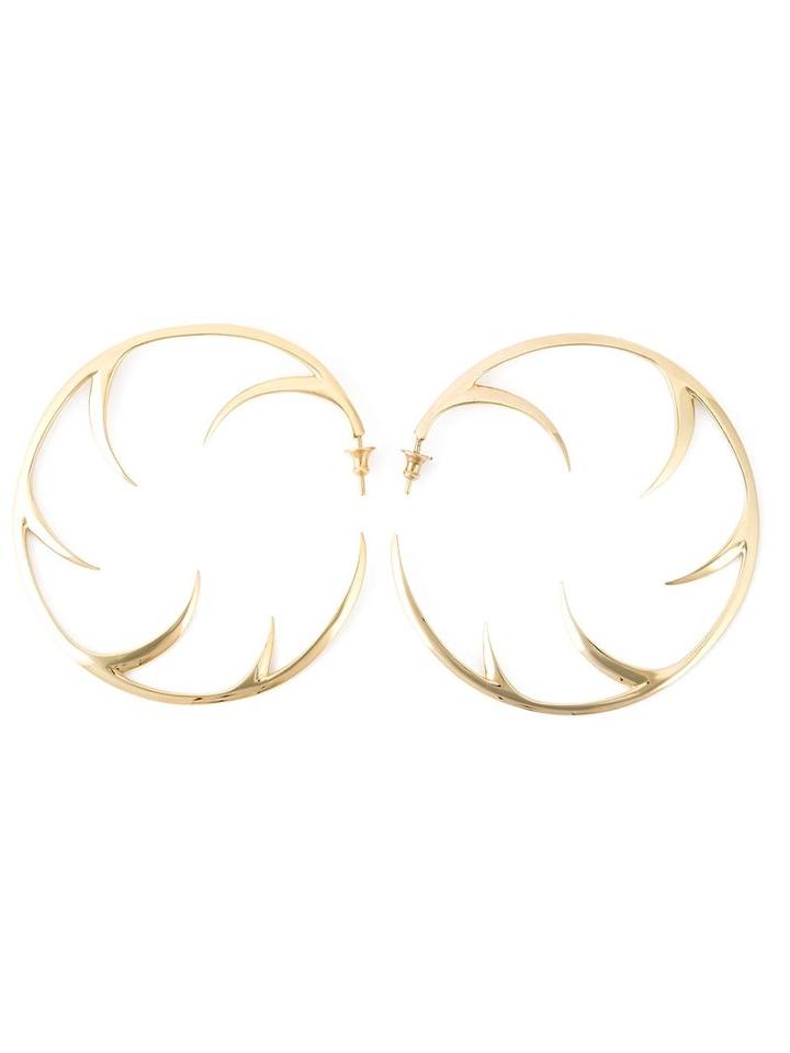 Shaun Leane 'multi Cat Claw' Hoop Earrings, Women's, Metallic